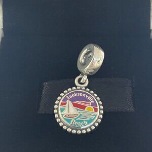 Rare Pandora Jacksonville Beach Florida Exclusive Dangle Charm